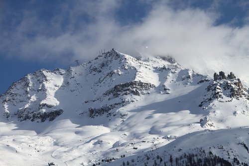 corvatsch  ski area  mountains