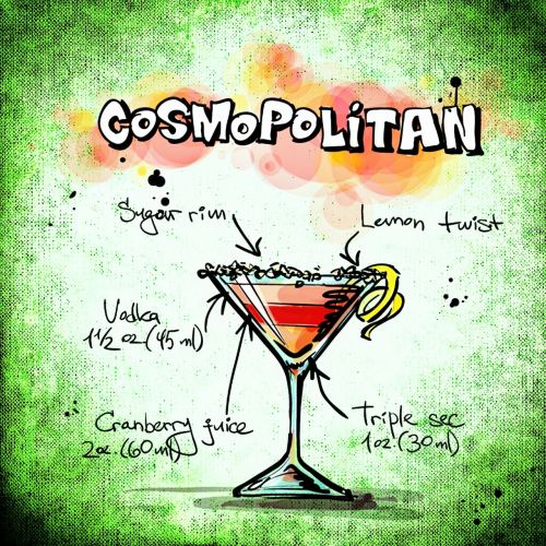 cosmopolitan cocktail drink