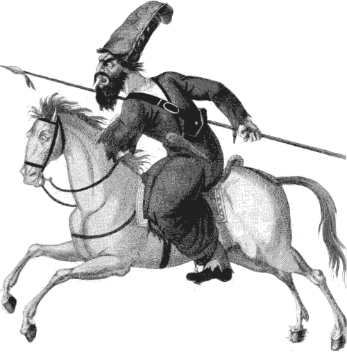 cossack medieval rider