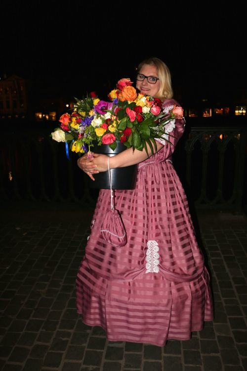 costume bouquet of flowers celebration