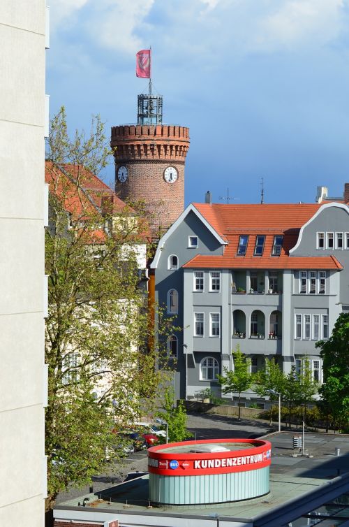 cottbus spremberg tower city promenade