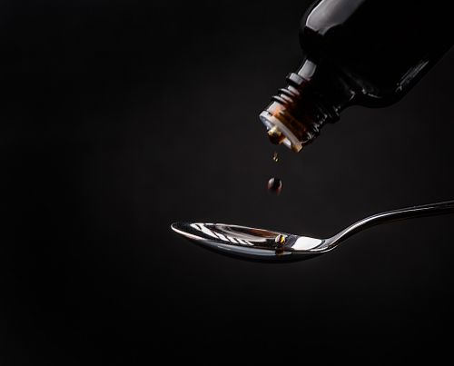 cough syrup medicine spoon