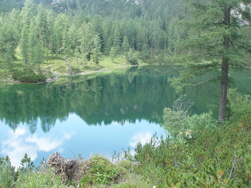 count mountain lake  styria  austria