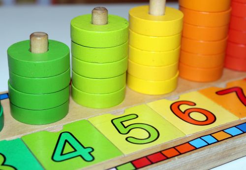 counting education toy wooden
