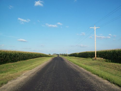 country road blacktop
