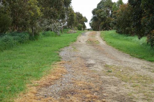 country roads gravel landscape
