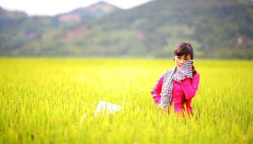 countryside asian girl girl