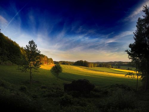 countryside farmland field