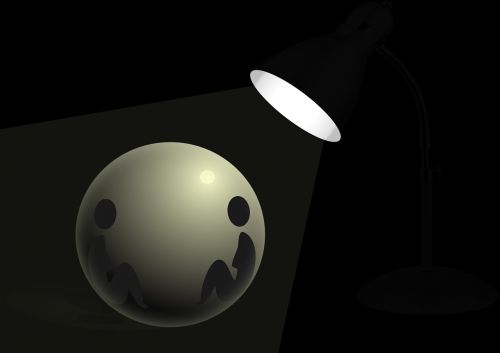 illustration abstract lamp