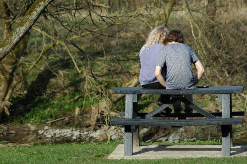 couple love teenagers