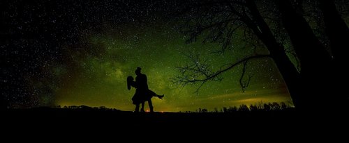 couple  star  silhouette