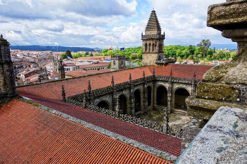 courtyard rooftop medieval