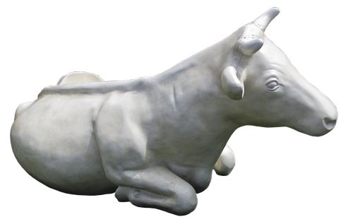 cow cattle sculpture