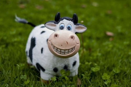 cow toy lawn
