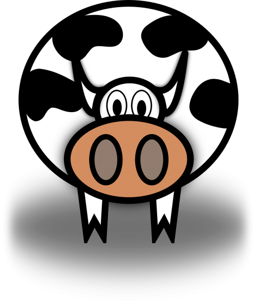 cow cartoon dairy