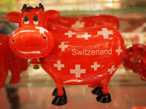 cow savings bank red