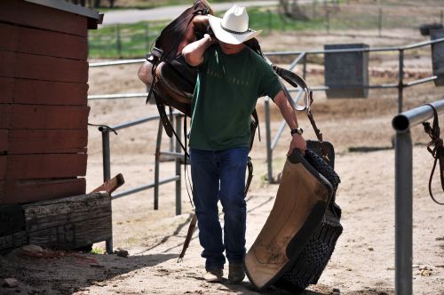 cowboy western saddle