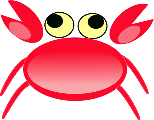 crab animal cartoon