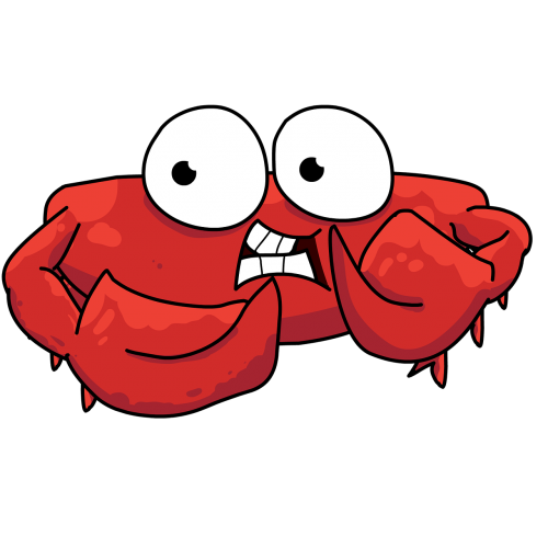 crab red cartoon