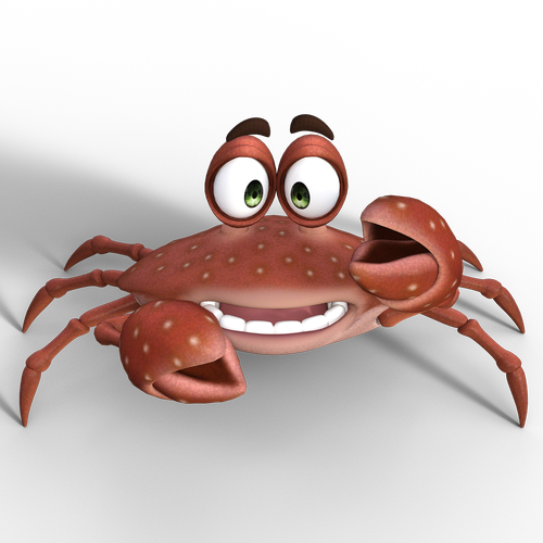 crab  sea animal  toon