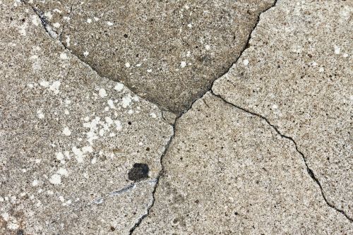 cracks old cement