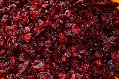 cranberries dried fruit