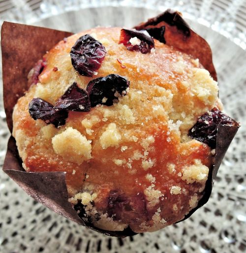 cranberry muffin crumb top sugar