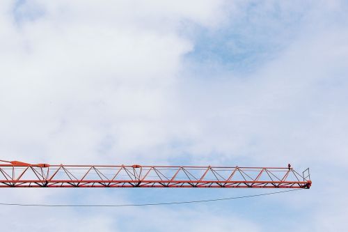 crane baukran scaffold