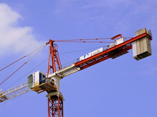 crane construction work