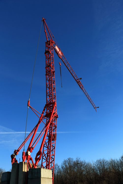 crane baukran site