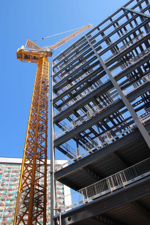 crane construction site