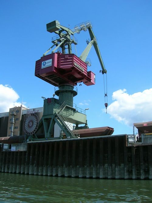 crane loading crane work