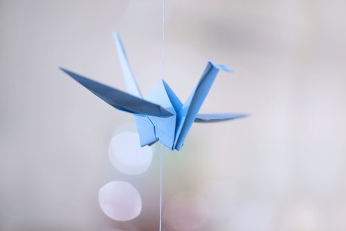 crane  origami  fold