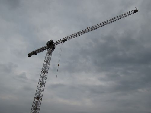 crane to build a building