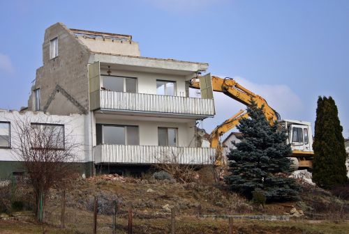 crash demolition home