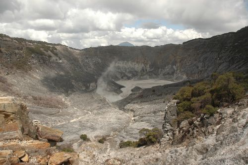 crater mountain landscape