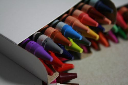 crayons colour school