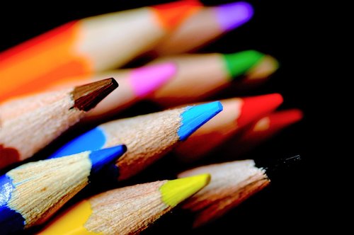 crayons  pencils  colorful