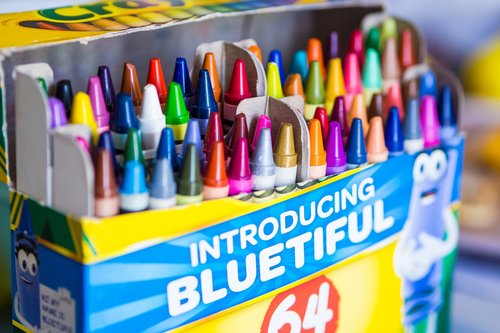 crayons  color  school