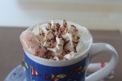 cream cocoa cup