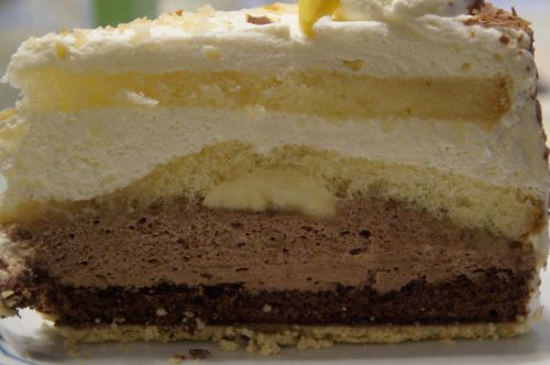 cream cake banana cake pastry shop