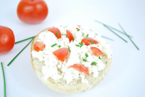 cream cheese cheese tomato