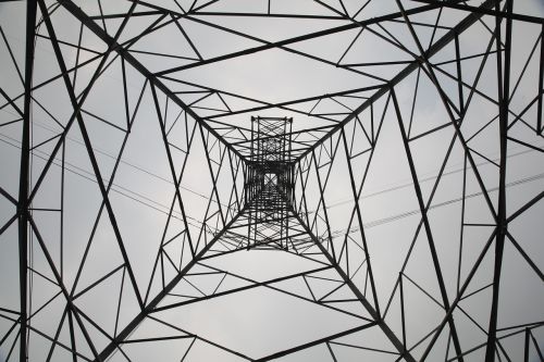 creative electricity transmission tower