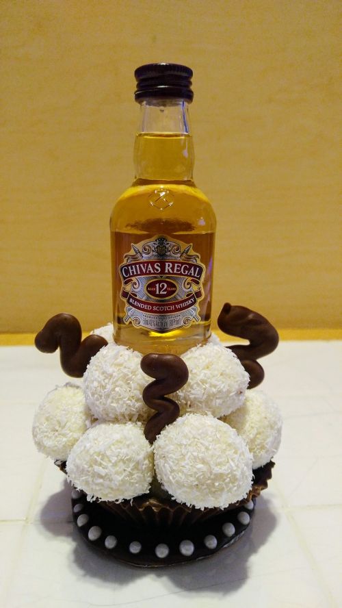 creativity booze coconut balls