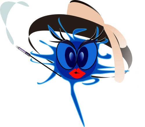 creature blue hat