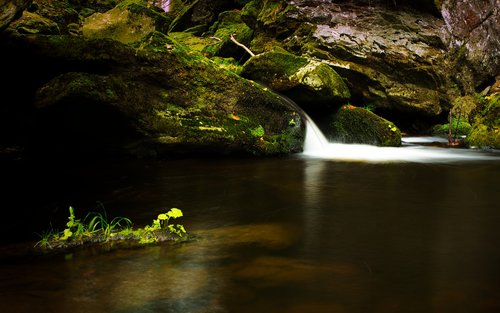 creek  waterfall  cascade