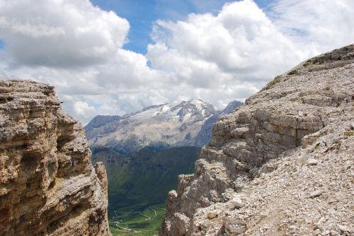 crevasse dolomites trentino