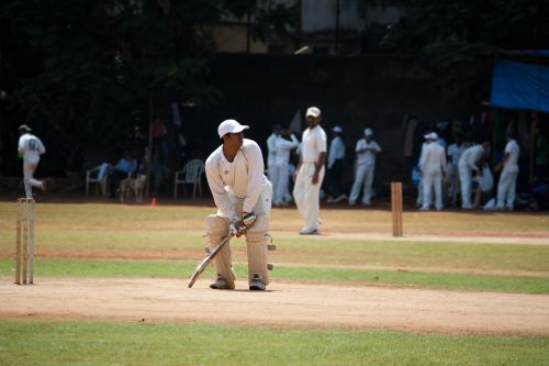 cricket practice batsman