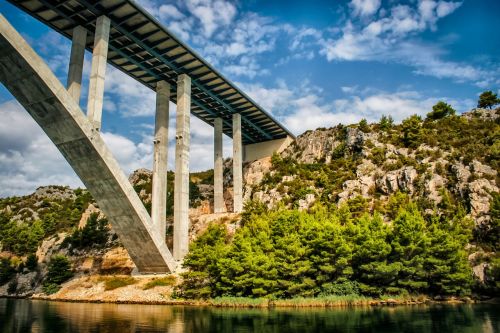 croatia landscape bridge