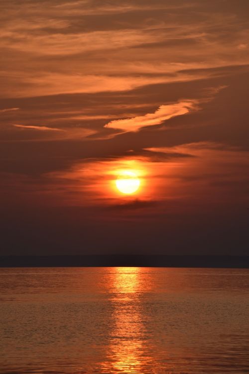croatia sea sunset